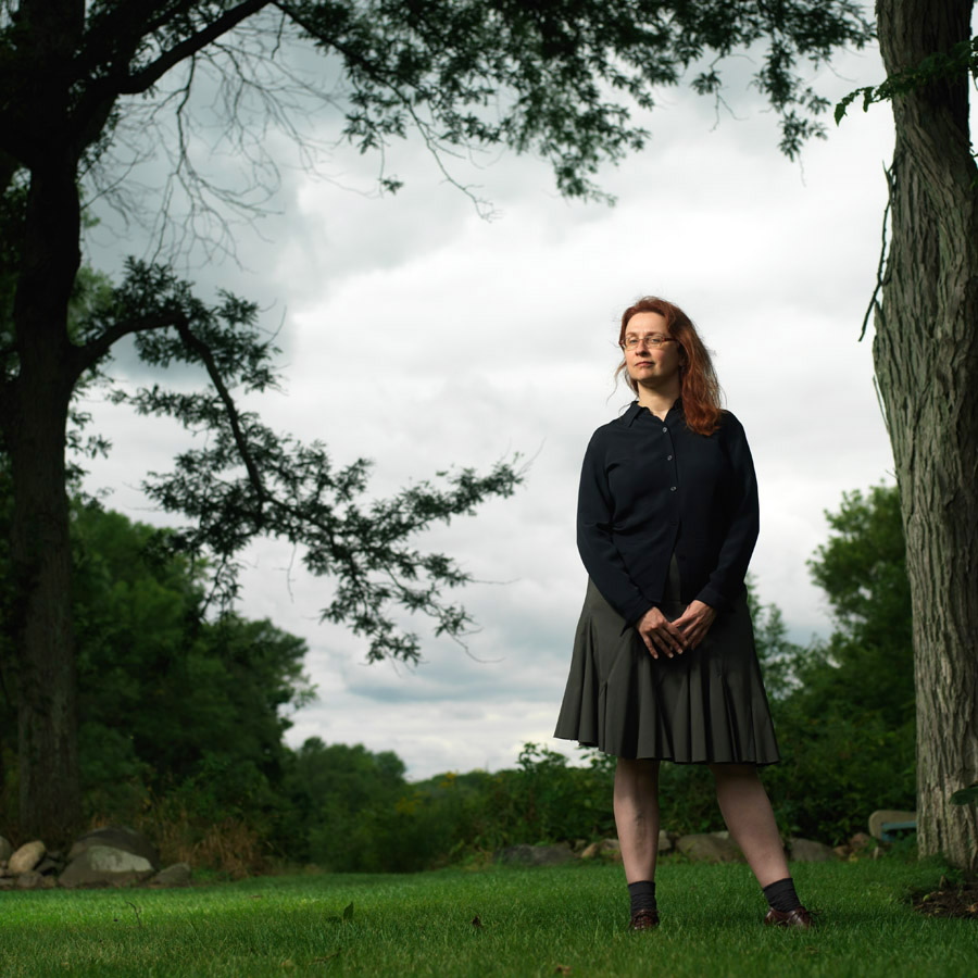 At the head of Ragdale's Prairie Trail