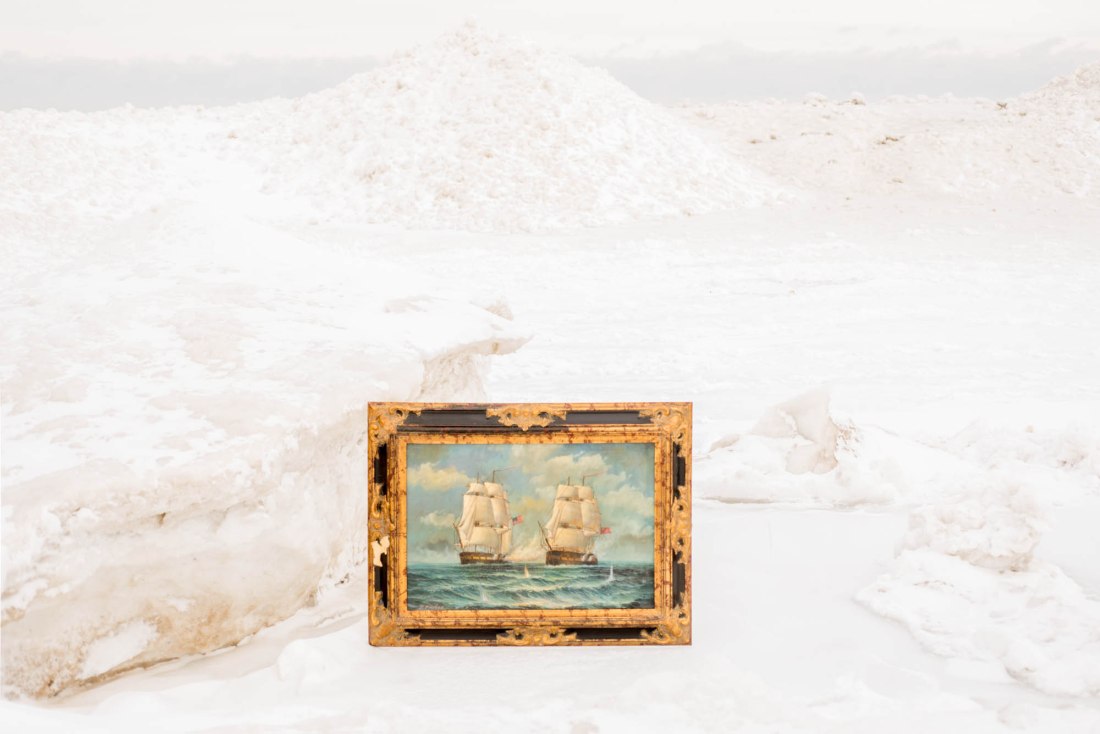 Art at Gillson Park Beach, Wilmette, IL